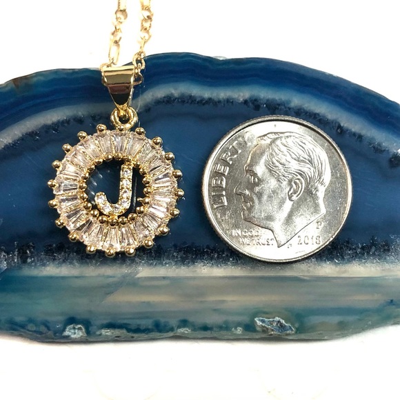 Initial J Necklace, Letter J, Personalized J, Boho - Picture 3 of 9